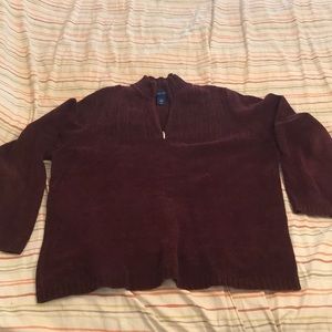 Karen Scott 1/4 zip sweater